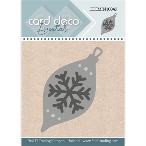Card Deco dies mini Julepynt 3,6x5cm